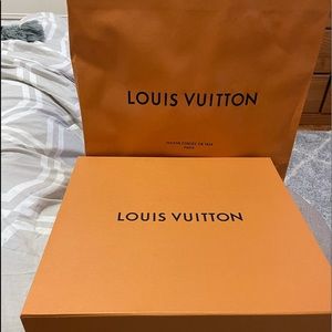 Louis Vuitton box and bag